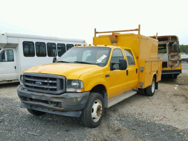 1FDXW46S63ED59045 - 2003 FORD F450 SUPER YELLOW photo 2