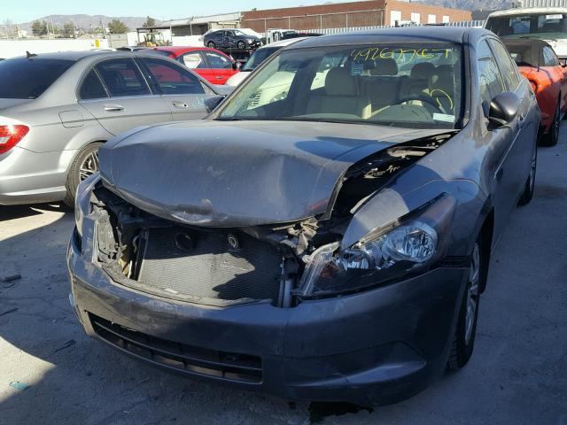 1HGCP2F30AA164755 - 2010 HONDA ACCORD LX GRAY photo 2