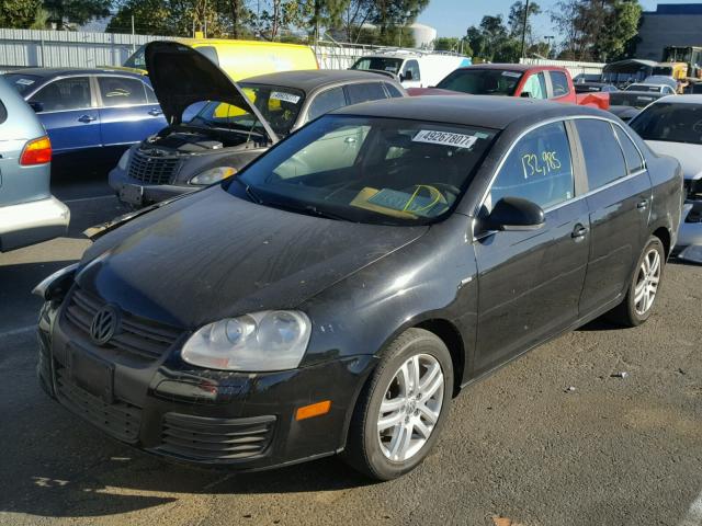 3VWEG71K97M195305 - 2007 VOLKSWAGEN JETTA WOLF BLACK photo 2