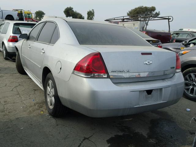 2G1WG5EK2B1124347 - 2011 CHEVROLET IMPALA LT SILVER photo 3