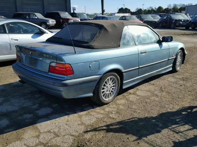 WBABK732XVET63289 - 1997 BMW 328 IC BLUE photo 4