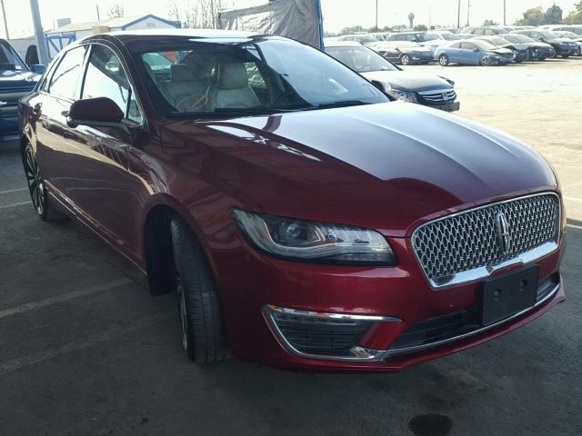 3LN6L5E9XHR618035 - 2017 LINCOLN MKZ RESERV RED photo 1