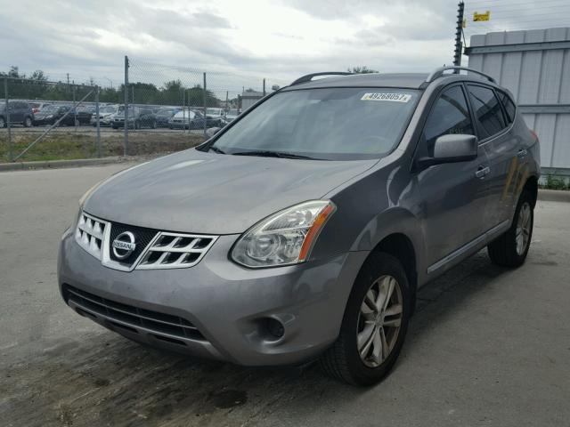 JN8AS5MT1CW269694 - 2012 NISSAN ROGUE S GRAY photo 2