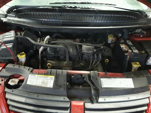 2D4GP44L26R699767 - 2006 DODGE GRAND CARA RED photo 7