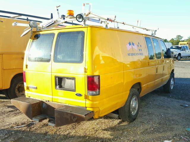 1FTSS34L58DA25649 - 2008 FORD ECONOLINE YELLOW photo 4