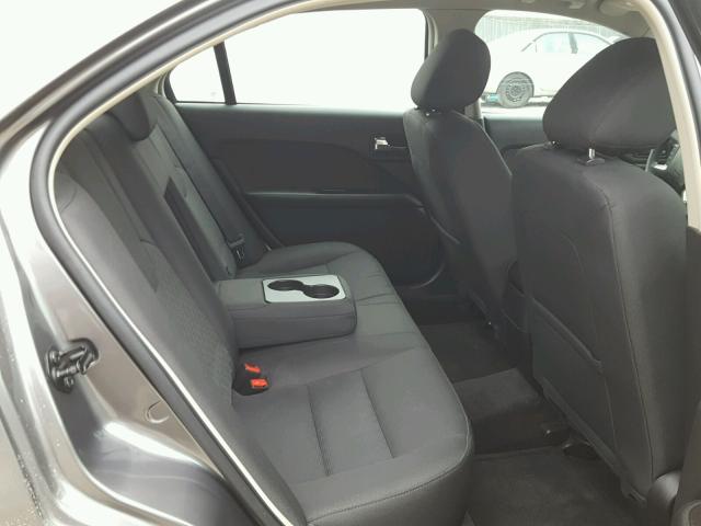 3FAHP0HA4BR216888 - 2011 FORD FUSION SE GRAY photo 6