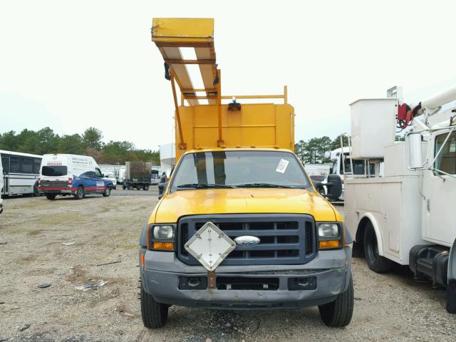 1FDXW46Y76EA29777 - 2006 FORD F450 SUPER YELLOW photo 9