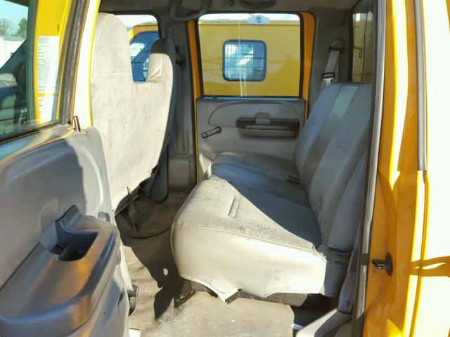 1FDXW46S74ED34740 - 2004 FORD F450 SUPER YELLOW photo 6