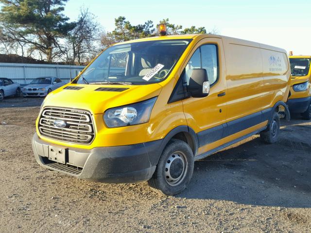 1FTBW2ZG8HKA28146 - 2017 FORD TRANSIT T- YELLOW photo 2