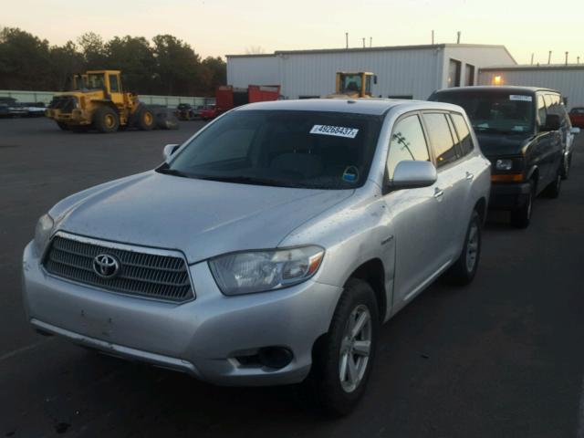 JTEEW41A592037156 - 2009 TOYOTA HIGHLANDER SILVER photo 2