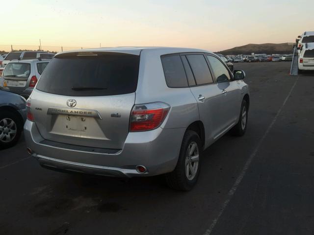 JTEEW41A592037156 - 2009 TOYOTA HIGHLANDER SILVER photo 4