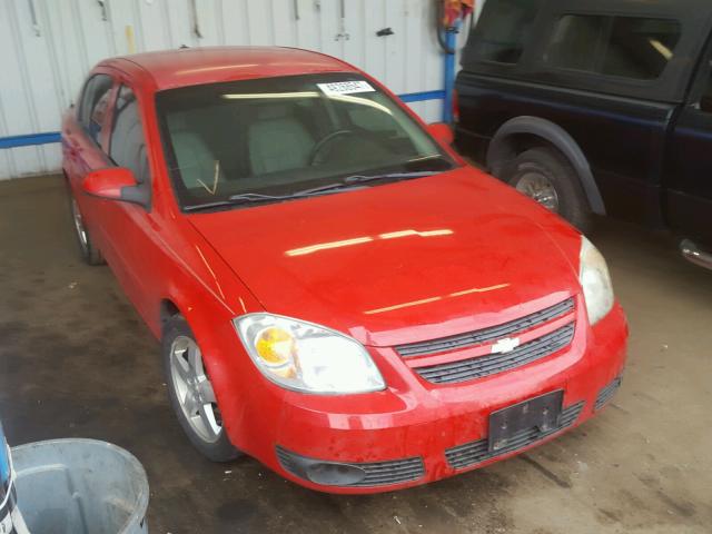 1G1AL52F057535251 - 2005 CHEVROLET COBALT LS RED photo 1