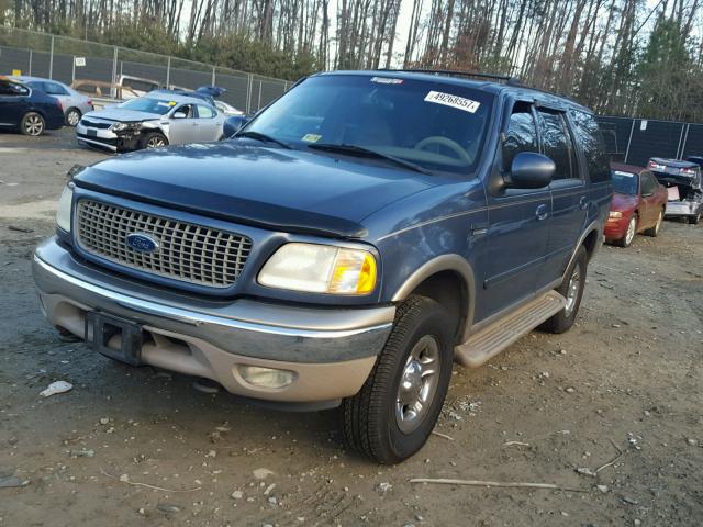 1FMPU18L8YLC15784 - 2000 FORD EXPEDITION BLUE photo 2