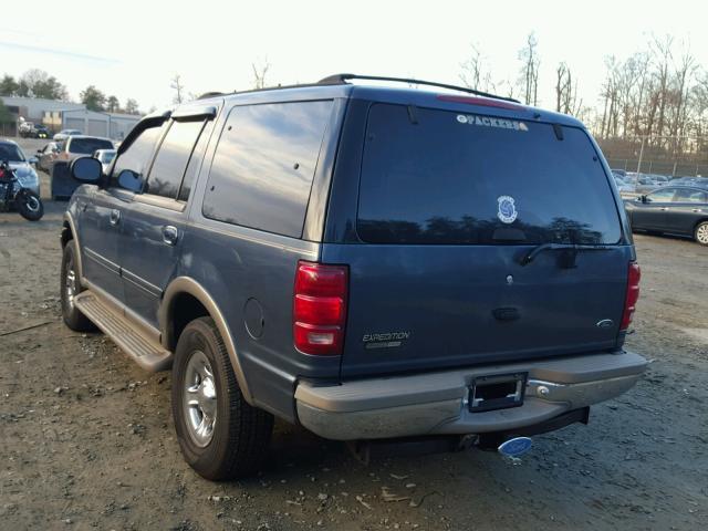 1FMPU18L8YLC15784 - 2000 FORD EXPEDITION BLUE photo 3