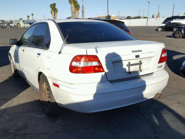 YV1VS27533F977691 - 2003 VOLVO S40 1.9T WHITE photo 3