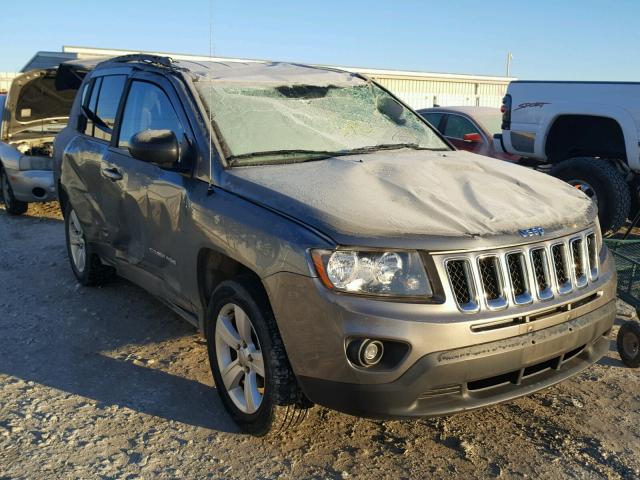 1C4NJDBB6ED592318 - 2014 JEEP COMPASS SP GRAY photo 1