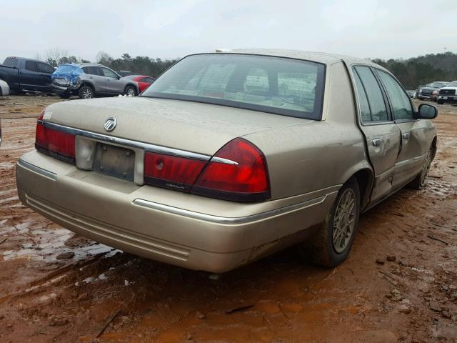 2MEFM74W4YX668921 - 2000 MERCURY GRAND MARQ BEIGE photo 4