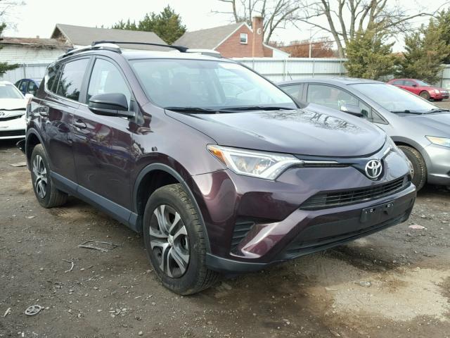 2T3BFREV4GW414419 - 2016 TOYOTA RAV4 LE PURPLE photo 1