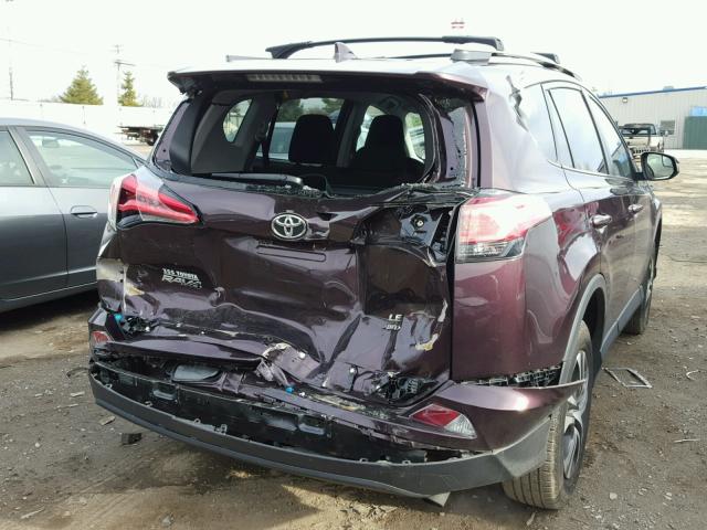 2T3BFREV4GW414419 - 2016 TOYOTA RAV4 LE PURPLE photo 9