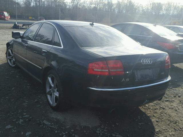 WAULV94E39N004842 - 2009 AUDI A8 4.2 QUA BLACK photo 3