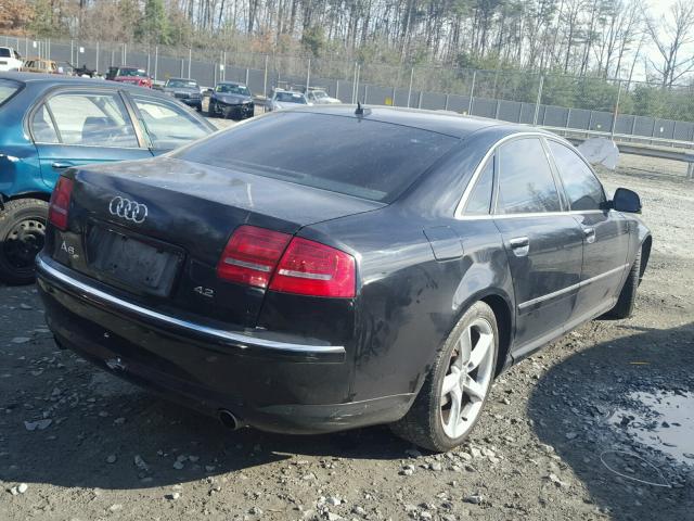 WAULV94E39N004842 - 2009 AUDI A8 4.2 QUA BLACK photo 4