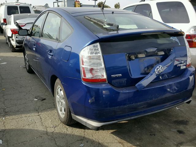 JTDKB20U587738686 - 2008 TOYOTA PRIUS BLUE photo 3