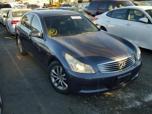 JNKBV61E68M211021 - 2008 INFINITI G35 BLUE photo 1