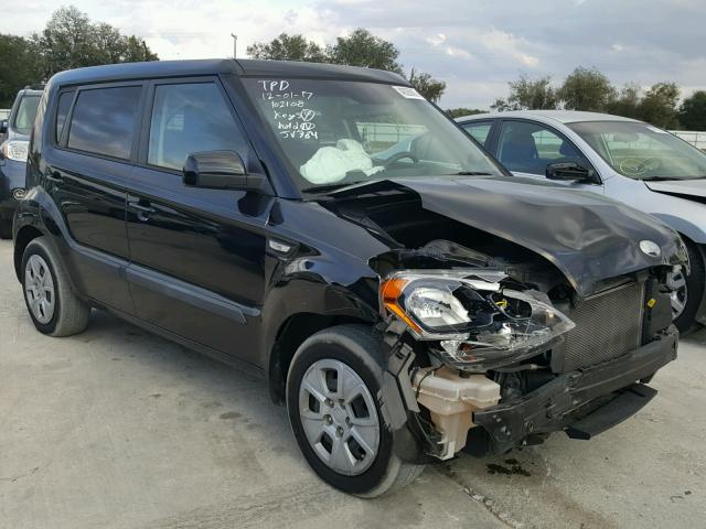 KNDJT2A5XD7635094 - 2013 KIA SOUL BLACK photo 1