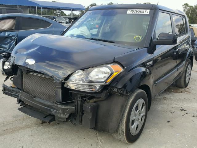 KNDJT2A5XD7635094 - 2013 KIA SOUL BLACK photo 2