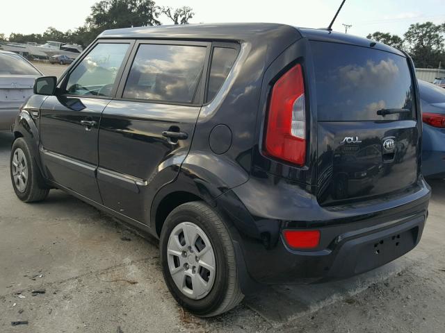 KNDJT2A5XD7635094 - 2013 KIA SOUL BLACK photo 3