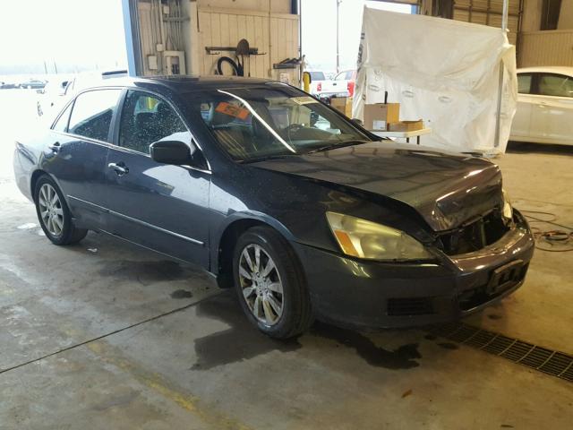 1HGCM66576A004882 - 2006 HONDA ACCORD EX BLUE photo 1