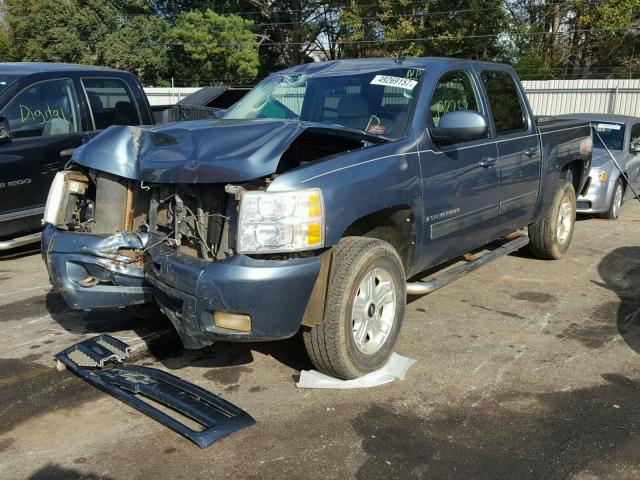 3GCEK23M49G233415 - 2009 CHEVROLET SILVERADO BLUE photo 2