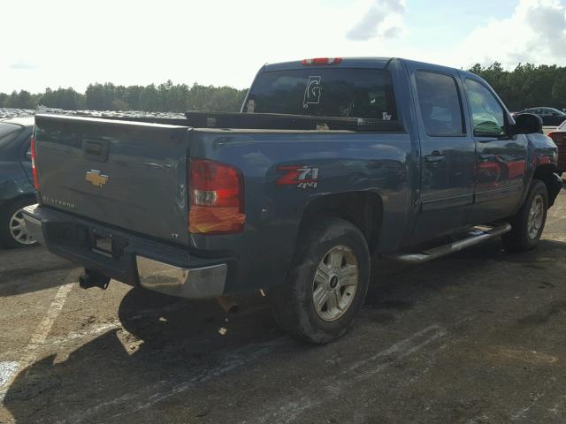 3GCEK23M49G233415 - 2009 CHEVROLET SILVERADO BLUE photo 4