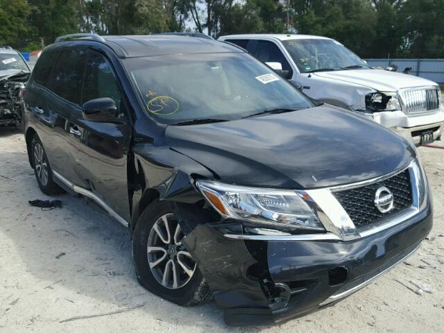 5N1AR2MN8DC662033 - 2013 NISSAN PATHFINDER BLACK photo 1