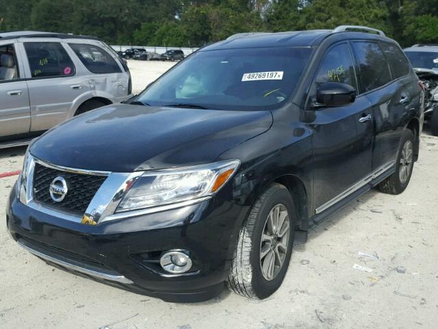 5N1AR2MN8DC662033 - 2013 NISSAN PATHFINDER BLACK photo 2