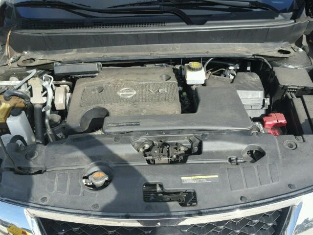 5N1AR2MN8DC662033 - 2013 NISSAN PATHFINDER BLACK photo 7