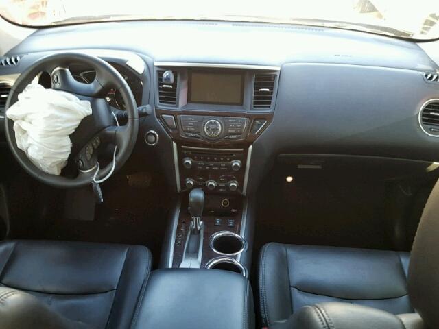 5N1AR2MN8DC662033 - 2013 NISSAN PATHFINDER BLACK photo 9