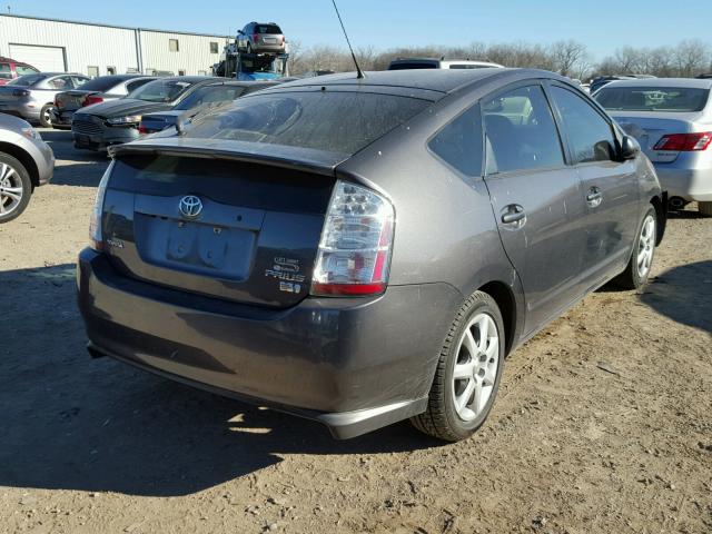 JTDKB20UX83321376 - 2008 TOYOTA PRIUS GRAY photo 4