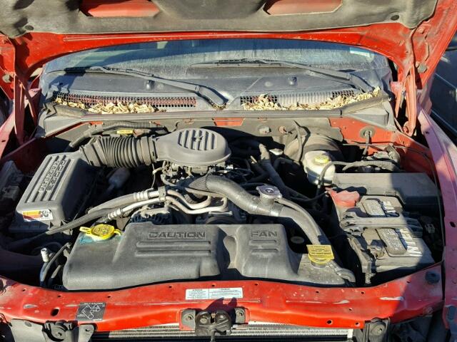 1B4HS28Z71F532465 - 2001 DODGE DURANGO RED photo 7