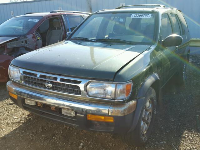 JN8AR05Y2XW319209 - 1999 NISSAN PATHFINDER GREEN photo 2