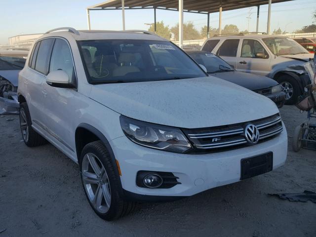 WVGAV7AX7FW608805 - 2015 VOLKSWAGEN TIGUAN S WHITE photo 1