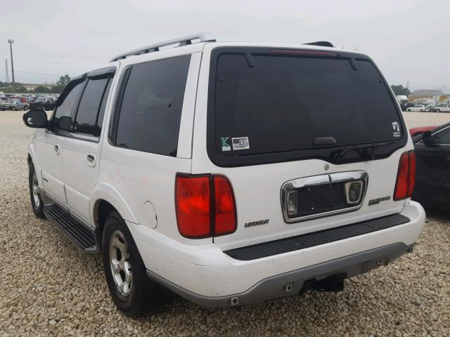5LMRU27A7YLJ04820 - 2000 LINCOLN NAVIGATOR Biały zdjęcie 3
