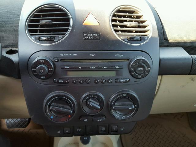 3VWRG31Y58M404796 - 2008 VOLKSWAGEN NEW BEETLE Krem foto 9