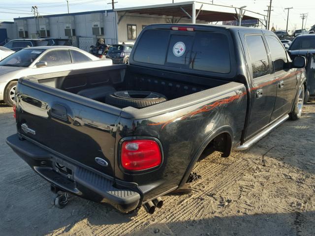 1FTRW07372KC22175 - 2002 FORD F150 SUPER BLACK photo 4