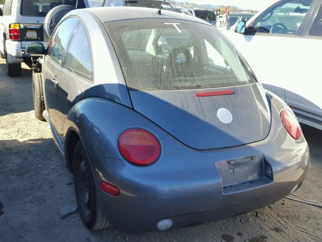 3VWCK21C12M443198 - 2002 VOLKSWAGEN NEW BEETLE 石墨色 照片 3