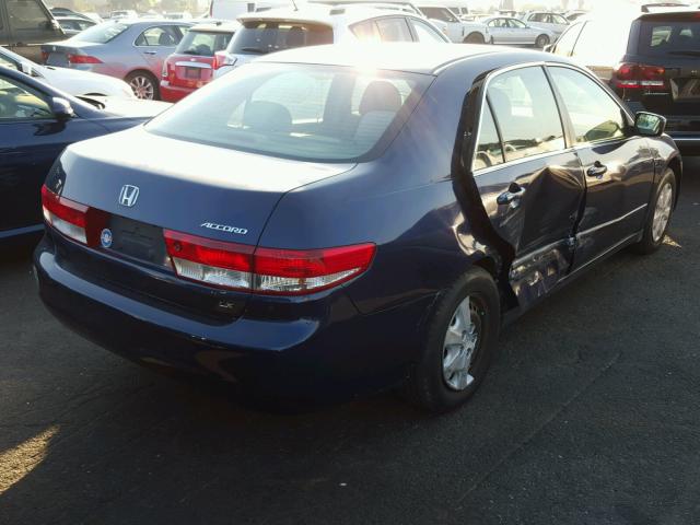 JHMCM56313C081902 - 2003 HONDA ACCORD LX BLUE photo 4