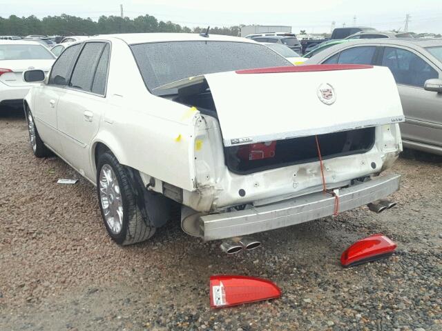 1G6KD57Y78U166142 - 2008 CADILLAC DTS WHITE photo 3