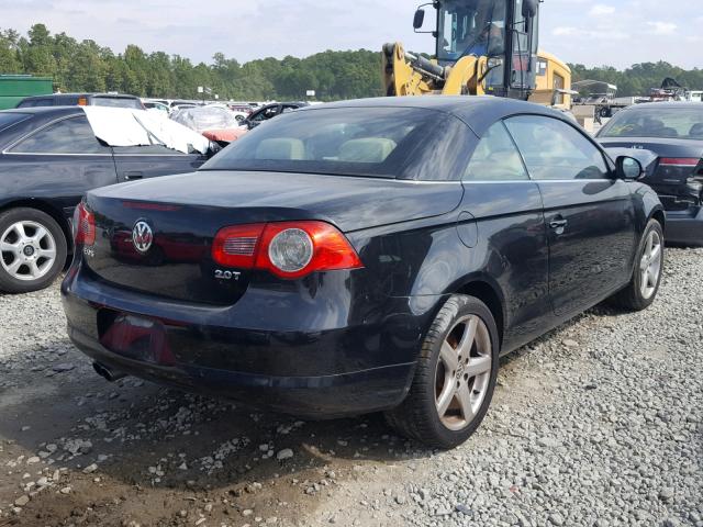 WVWDA71F57V004066 - 2007 VOLKSWAGEN EOS 2.0T S 黑色 照片 4