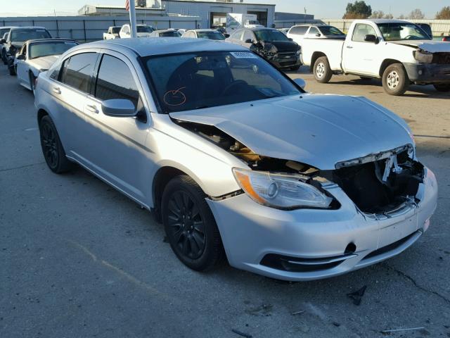 1C3BC4FG3BN537256 - 2011 CHRYSLER 200 LX SILVER photo 1