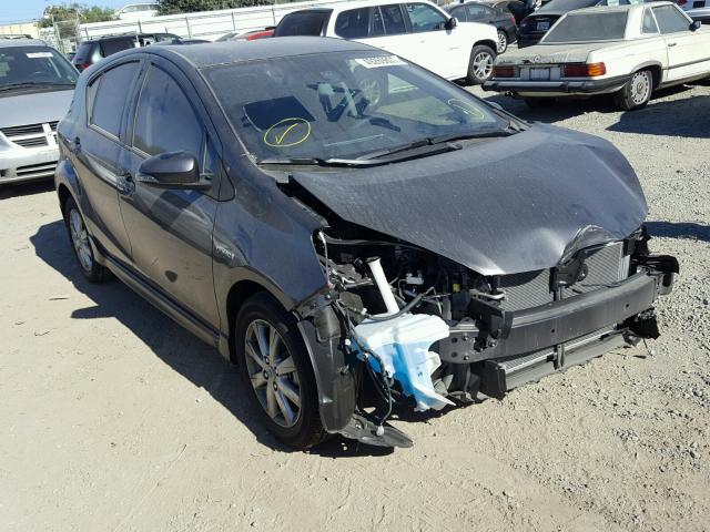 JTDKDTB37H1594632 - 2017 TOYOTA PRIUS C GRAY photo 1